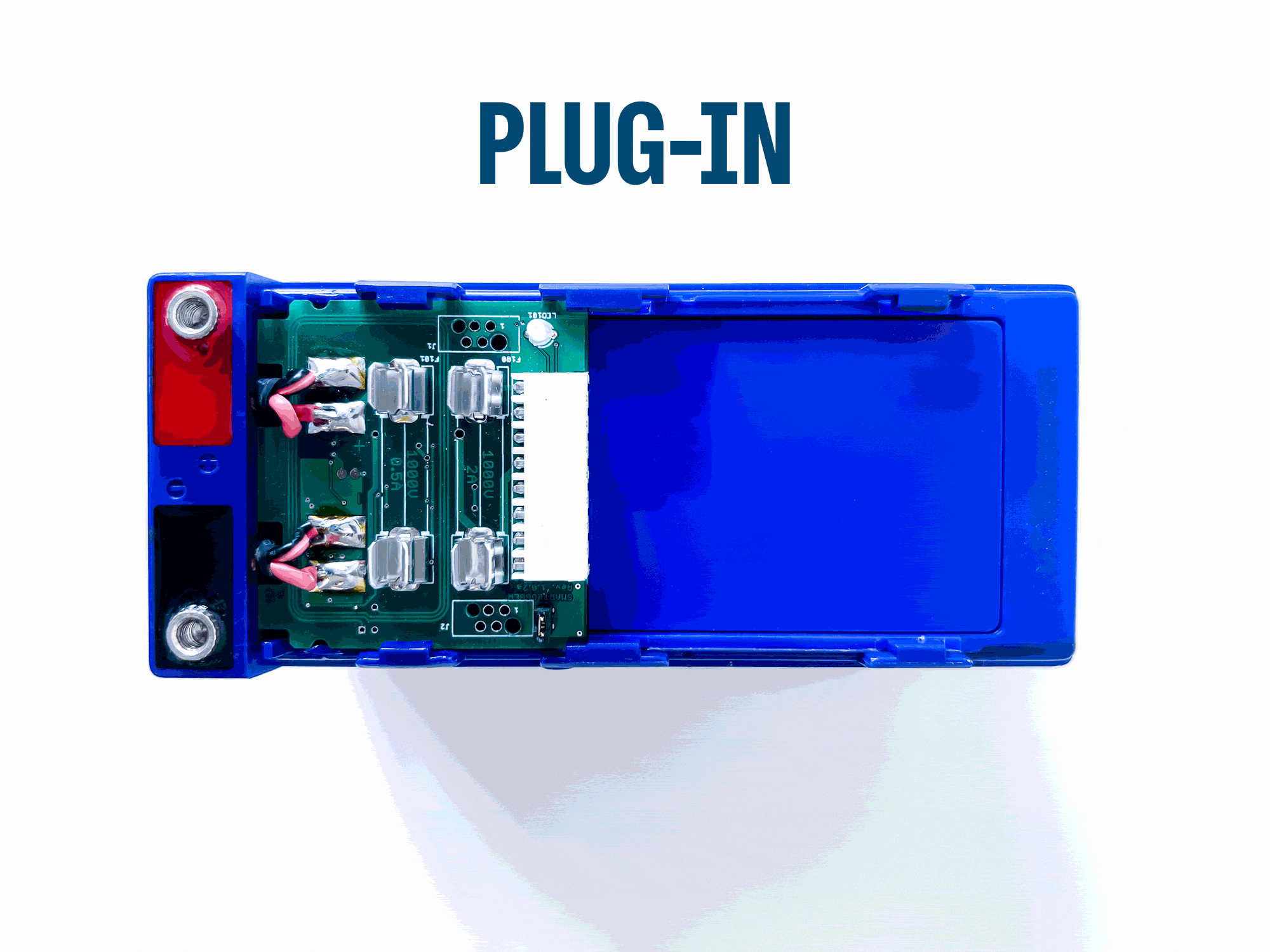 Picture: Expandable by design: Lift the cover and insert the iBACS module.